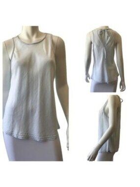 Cloth & Stone Tie Back Sleeveless Top Baby Blue